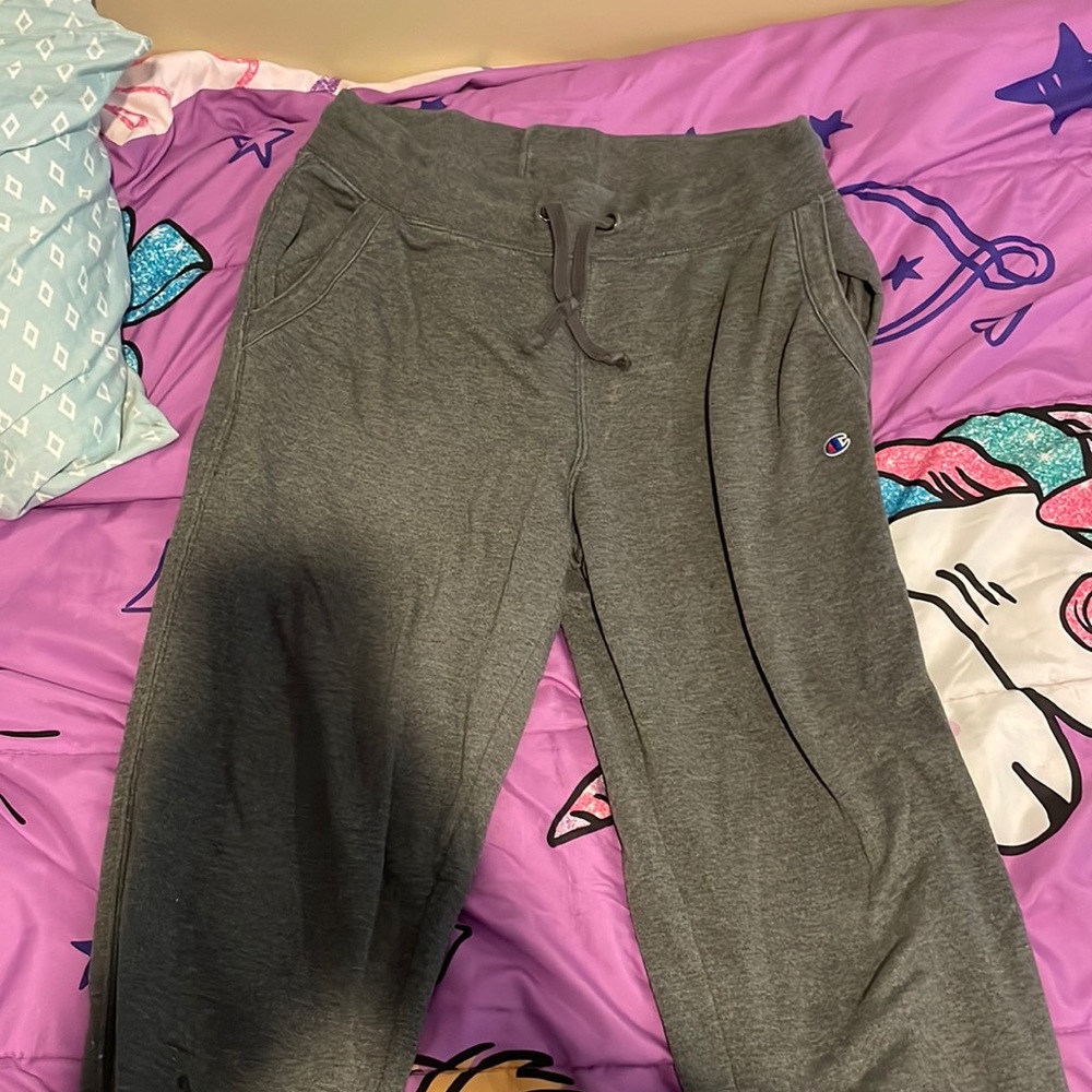 Champion grey jogger sweatpants
